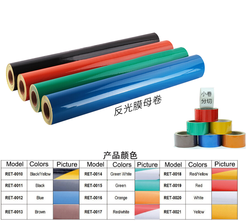 廣告級反光膜母卷（juàn）尺寸