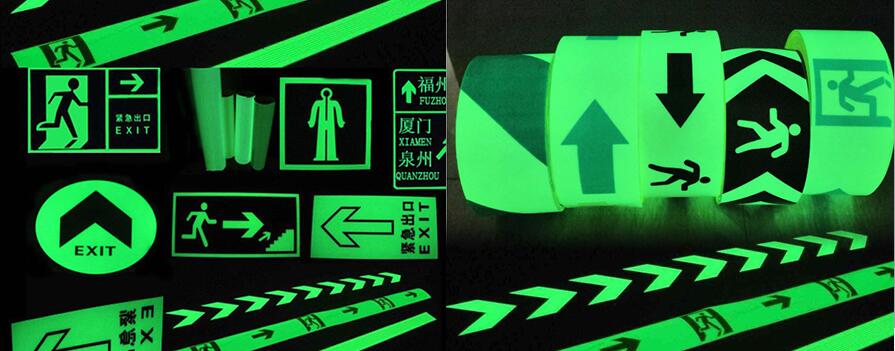 蓄光膜夜間定製效果